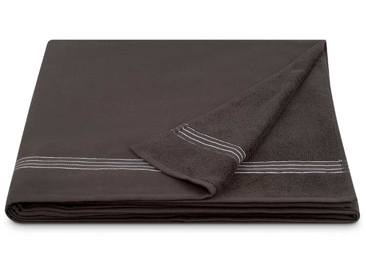 Hamamtuch ROSS MAXI-Hamamtuch , grau (anthrazit), B:150cm L:200cm, Frottier, Baumwolle, Handtücher, Hamamtuch, aus feinster Baumwolle