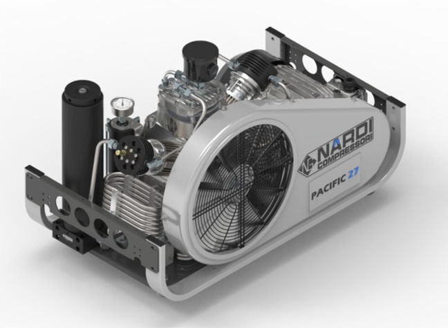 Aerotec Compresseur haute pression/air respirable PACIFIC E 27 - 225 bar (201401025)