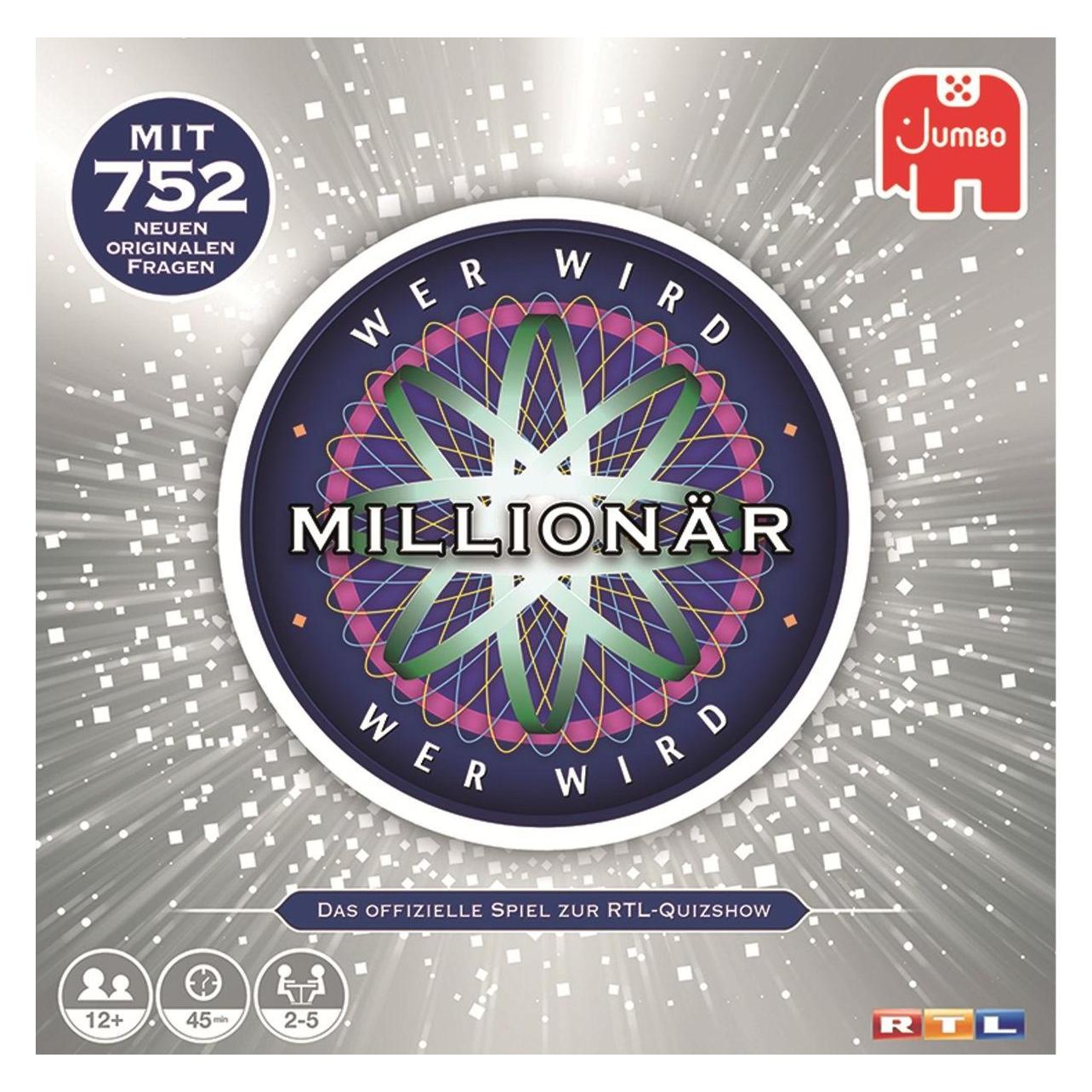 Jumbo Wer wird Millionär (Deutsch, 2 - 5 Spieler) (19736)