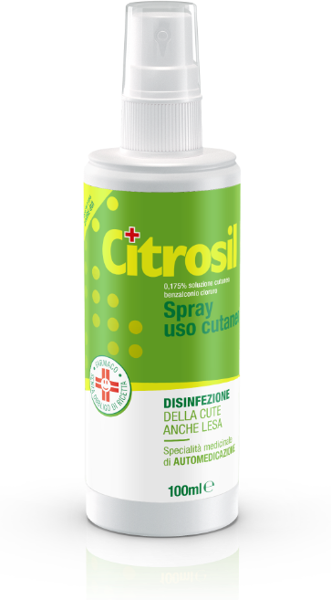 Citrosil Spray Disinfettante 0,175% Benzalconio cloruro 100 ml