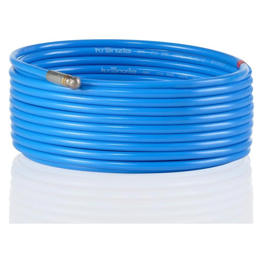 Kränzle 12550-F Rohrreinigungsschlauch 10 m KNF 055 für D12 Stecksystem D12, Druck max.: 200 bar, m (32064368)