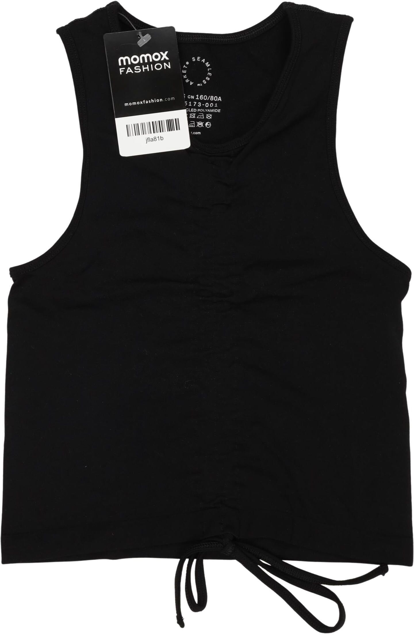 Arket Damen Top, Schwarz, Gr. XS, Synthetik - Second Hand