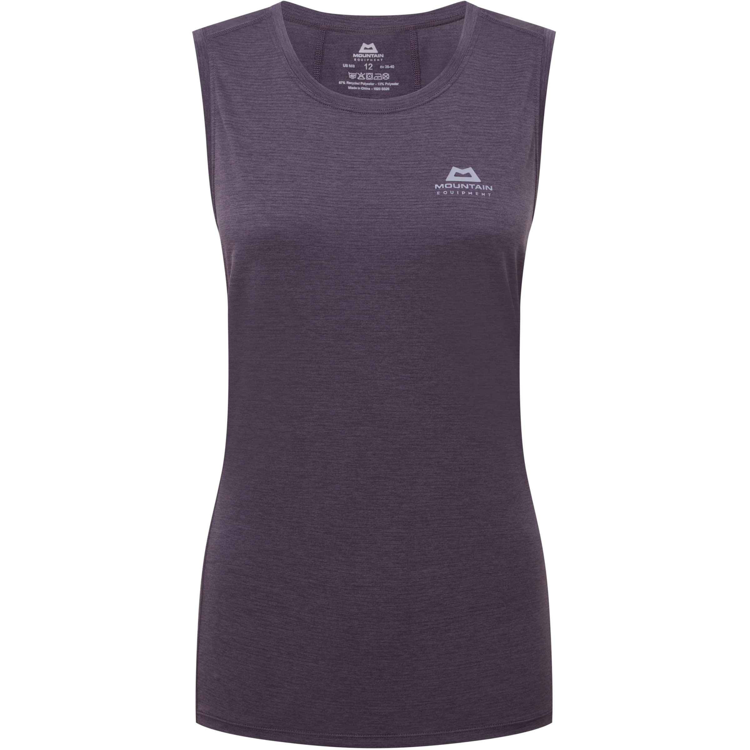 Mountain Equipment Tempi Top Damen Tanktops lila Größe M Trekking Schnell trocknend
