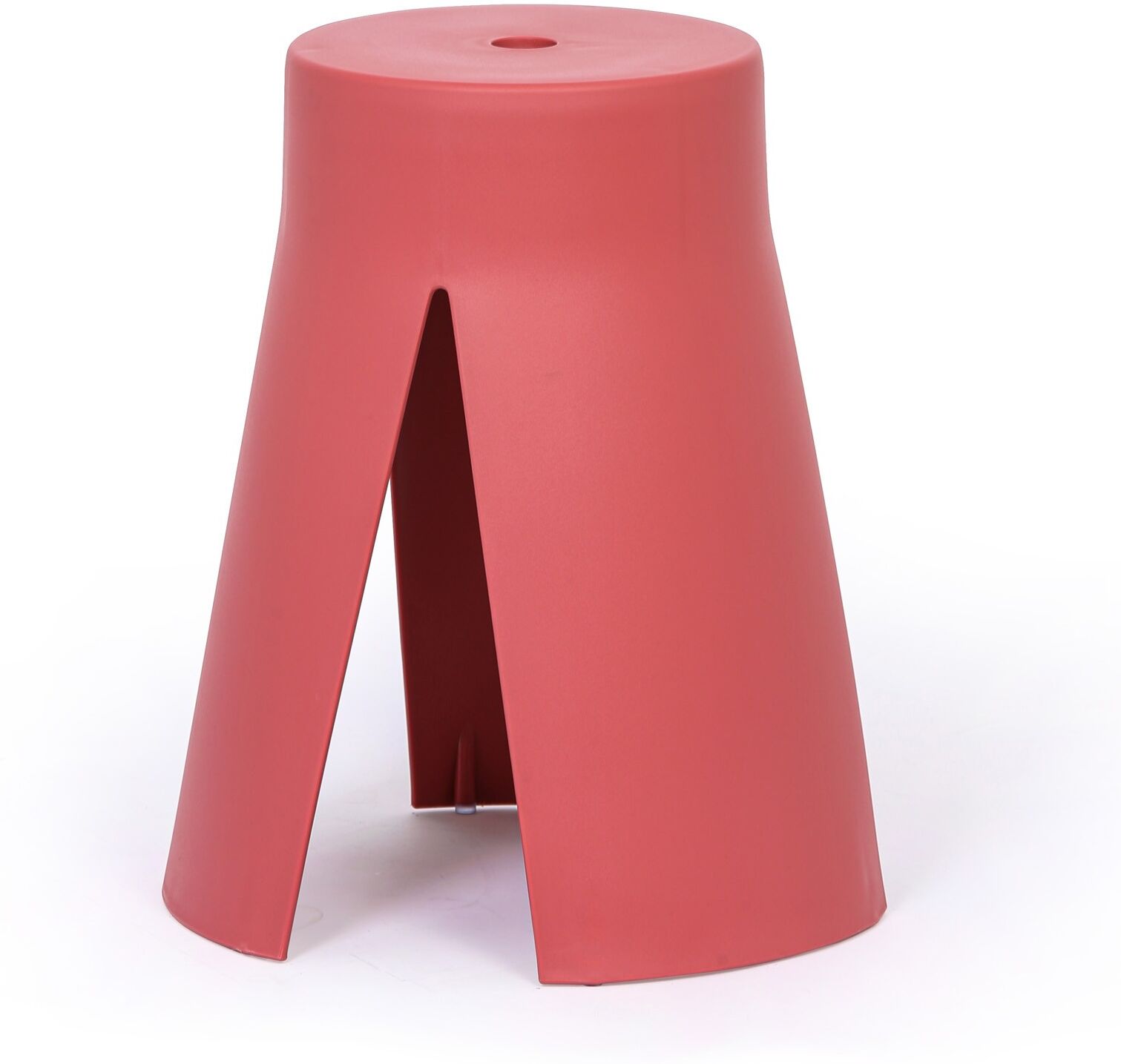 B2B Partner Kunststoffhocker RIKO, rot