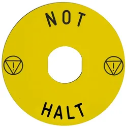Schneider Electric Not-Halt-Schild ZBY8230