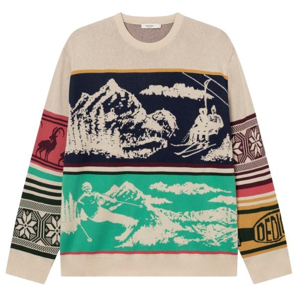 DEDICATED - Sweater Mora Retro Ski Blocks - Pullover Gr XXL bunt