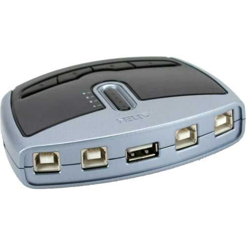 Aten US-421A 4 Port USB Switch 4 Rechner/1USB-Gerät US421A