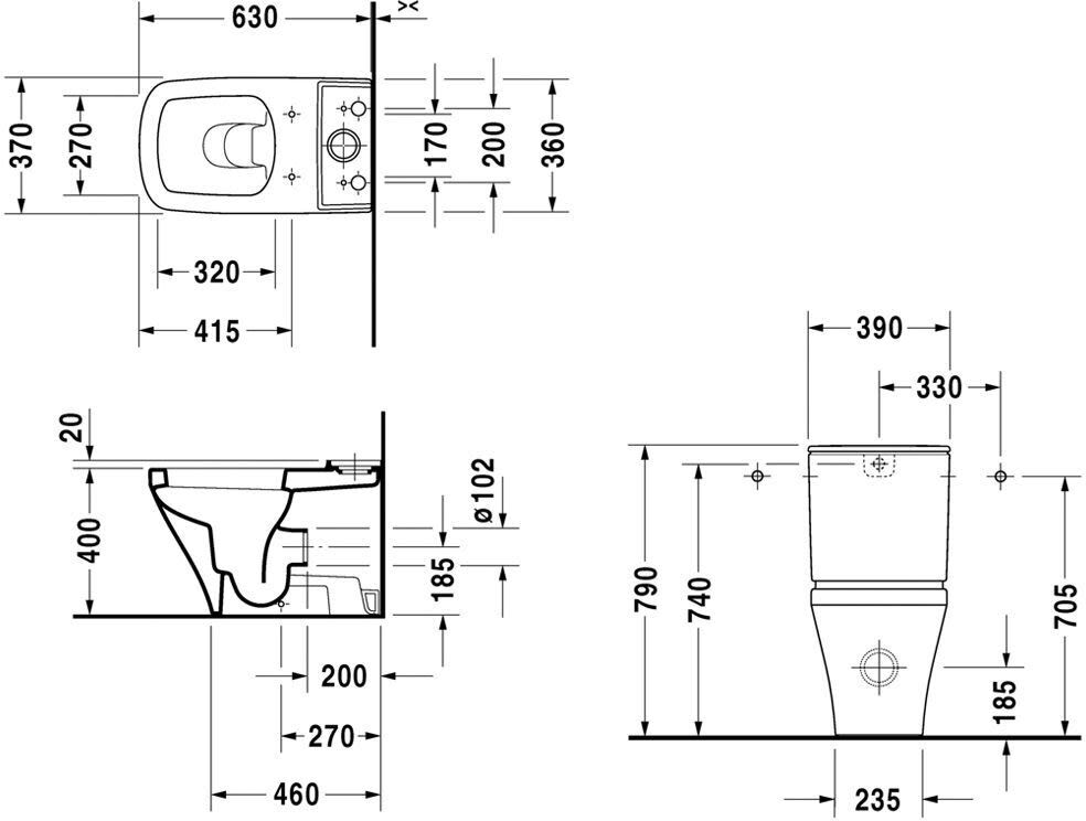 Duravit DuraStyle Spülkasten