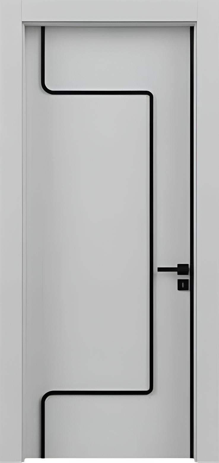 Robuste Designer Voordeur Grijs - Complete Appartementsdeur
