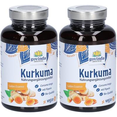Govinda Kurkuma Kapseln Bio 100 g PET 2x 2x100