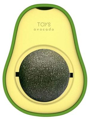 Inspired Deals High Converting Catnip Dental Toy Ball Avocado Cat Teething Toy mint Ball