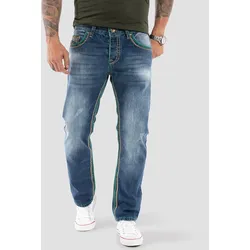 Rock Creek Jeans Comfort Fit dicke Nähte Loose Fit