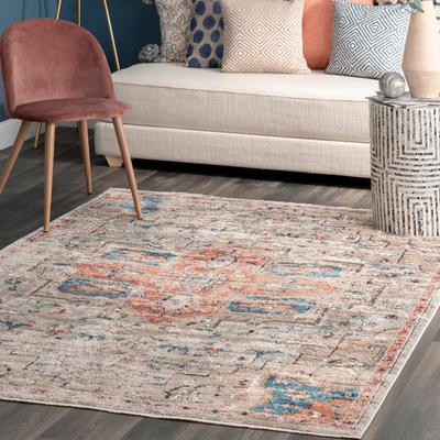 Nuloom Transitional Vintage Medallion Mcfarlad Area Rug