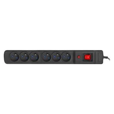 Armac M6/15/CZ Surge Protection MU (6x, CEE 7/4, 1.50 m) (MULTI M6 1.5M BLACK)