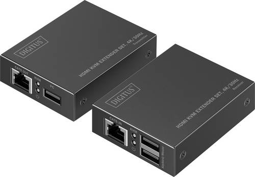 Digitus DS-55357 HDMI, HDMI Eingang, USB, USB-A, USB-A (USB 1.1), RJ45 HDMI Extender über Netzwerkkabel RJ45 40m