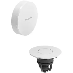 Hansgrohe Fertigset Flexaplus Ablauf- und Überlaufgarnitur Mattweiß,58187700 58187700