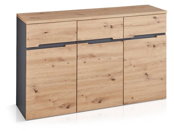 MAILAND Kommode IV, Material Dekorspanplatte, Artisan Eiche