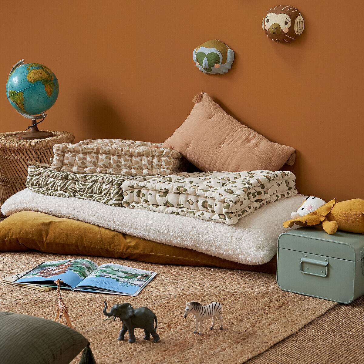 LA REDOUTE INTERIEURS Housse matelas de sol sherpa, Ouate