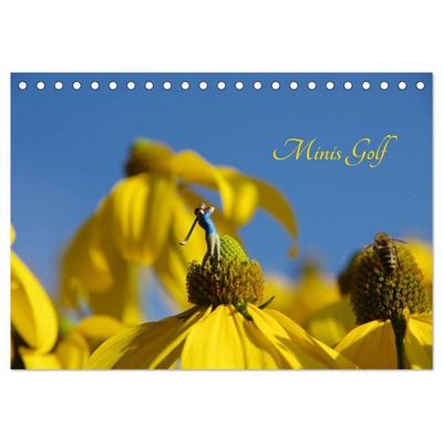 Minis Golf (Tischkalender 2027 DIN A5 quer), CALVENDO Monatskalender