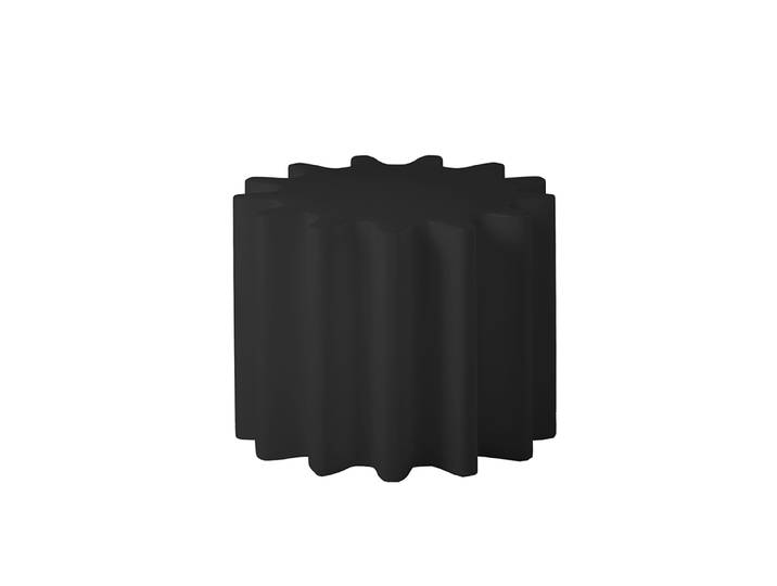 SLIDE table basse / tabouret GEAR (Noir - Polyéthylène)