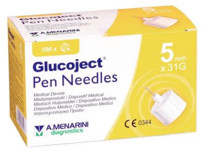 BERLIN-CHEMIE AG GLUCOJECT Pen-Nadeln 31 Gx5 mm 0,25 mm 100 St 18721059
