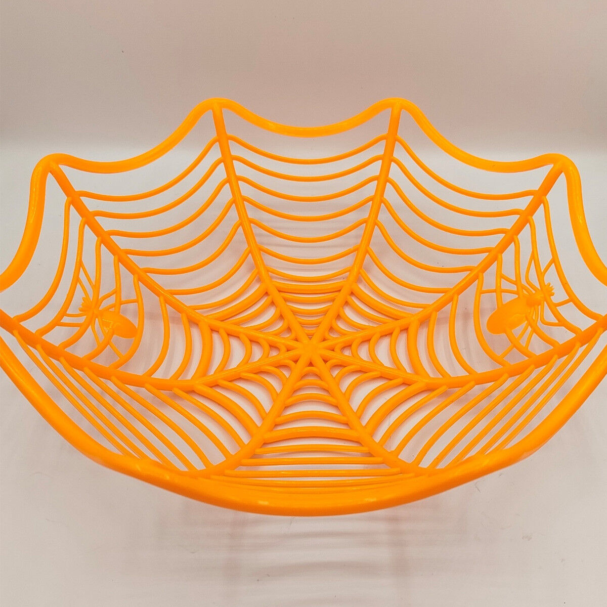 Bol à bonbon toile d'araignée orange - Rubies