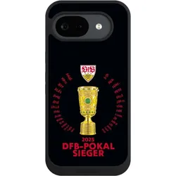 Nivocase Handyhülle für Google Pixel 10a Hülle NIVOpure Case Schwarz Offizielles Lizenzprodukt Pokal VfB (Google Pixel 10a), Smartphone Hülle, Schwarz