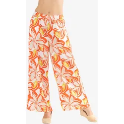 JASMINELLA Sommerhose "Culotte" für Damen - Mango/Blumen