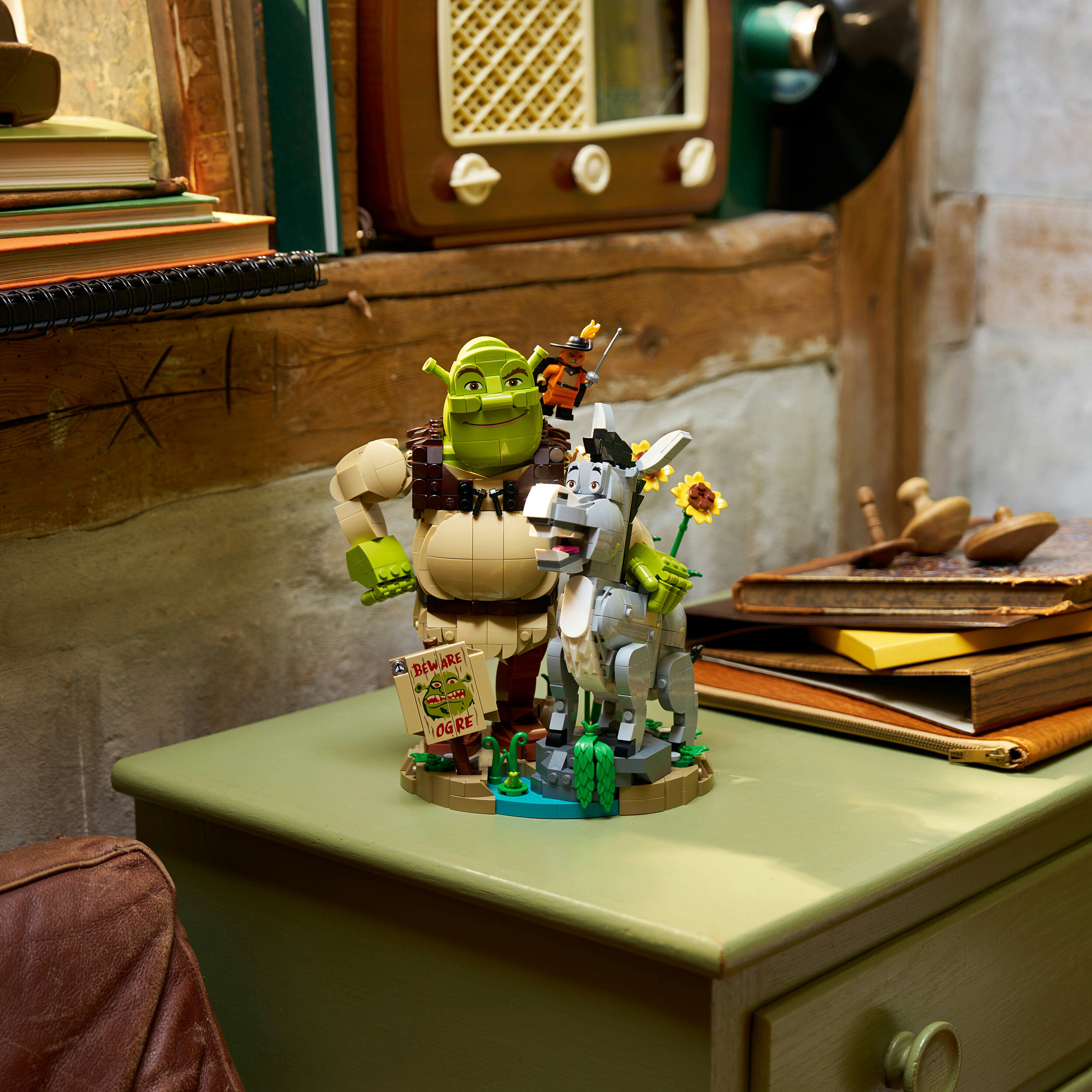 Konstruktionsspielsteine LEGO "Shrek, Esel und Der Gestiefelte Kater (72423), LEGO Shrek", bunt, Spielbausteine, Kinder, Kunststoff, Konstruktionsspielsteine, Made in Europe