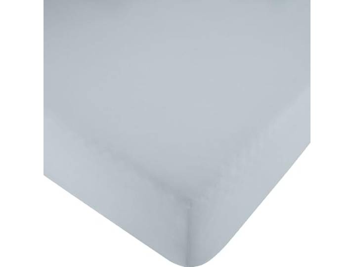 Erwin Müller Spannbettlaken, Spannbetttuch Renforcé Würzburg, Uni Silber Größe 140x200 cm - strapazierfähig, formbeständig, mit Rundumgummi