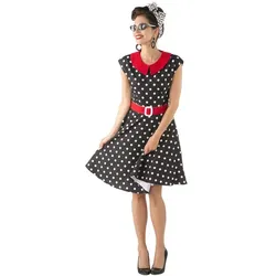 Rock'n'Roll-Kleid, schwarz