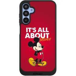 Nivocase Handyhülle für Samsung Galaxy A15 5G Hülle NIVOpure Case Schwarz Disney Maus Offizielles (Samsung Galaxy A15 5G), Smartphone Hülle, Schwarz