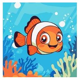 Ideyka Malen nach Zahlen - Clownfisch (78585256)