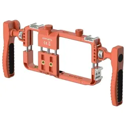 4smarts Universelles Smartphone-Video-Rig, Weiteres Smartphone Zubehör, Orange, Schwarz