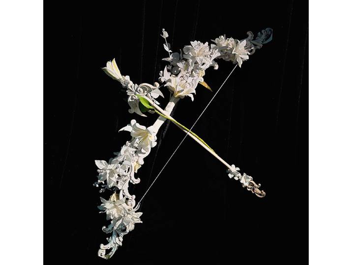 Lily rose angel elf arc et flèche, accessoires de photographie, accessoires de construction, bouquet de mariée