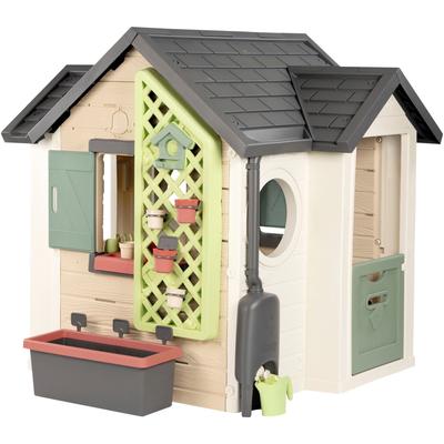 Spielhaus SMOBY "Smoby Life Garten", bunt, Spielhäuser, KinderB:132cm H:135cm T:128cm, Kunststoff, Spielhaus, Made in Europe, B:132cm H:135cm T:128cm