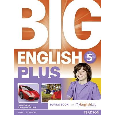 Big English Plus 5 Pupil's Book with MyEnglishLab Access Code Pack New Edition, m. 1 Beilage, m. 1 Online-Zugang, Set von Mario Herrera, Pearson ELT,
