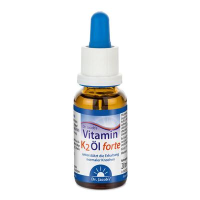Vitamin K2 ÖL forte 200µg all-trans MK7 Dr.Jac.FLE 20 ml Flüssigkeit zum Einnehmen