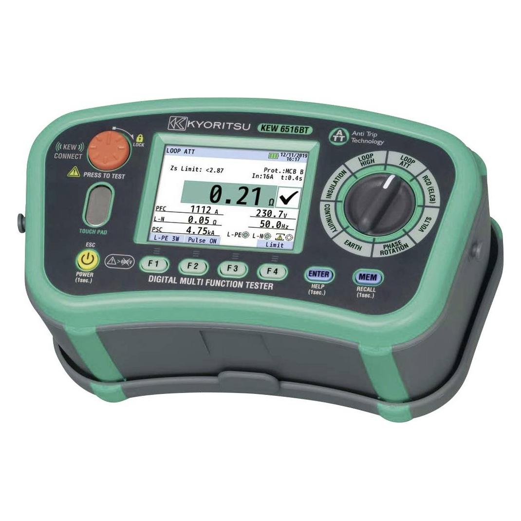 Kyoritsu KEW 6516BT Installationstester VDE-Norm 0100-600, 0105-100 (KEW 6516BT)
