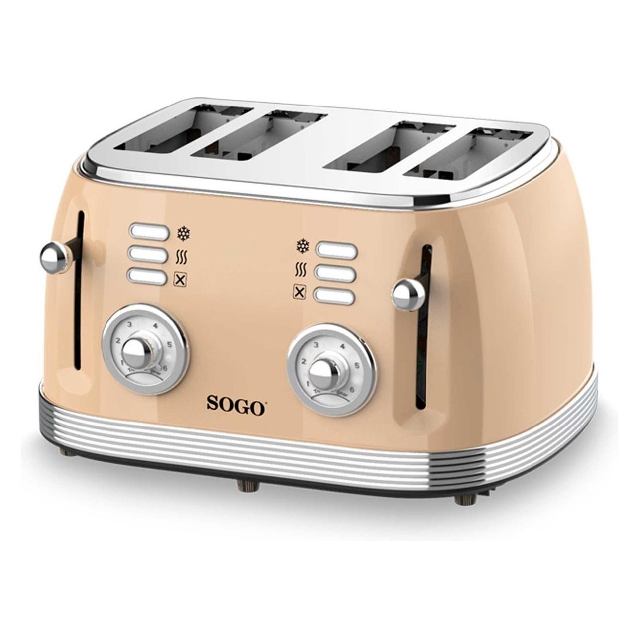 Sogo 4-Scheiben-Toaster Eternal Retro Serie (TOS-SS-5475)