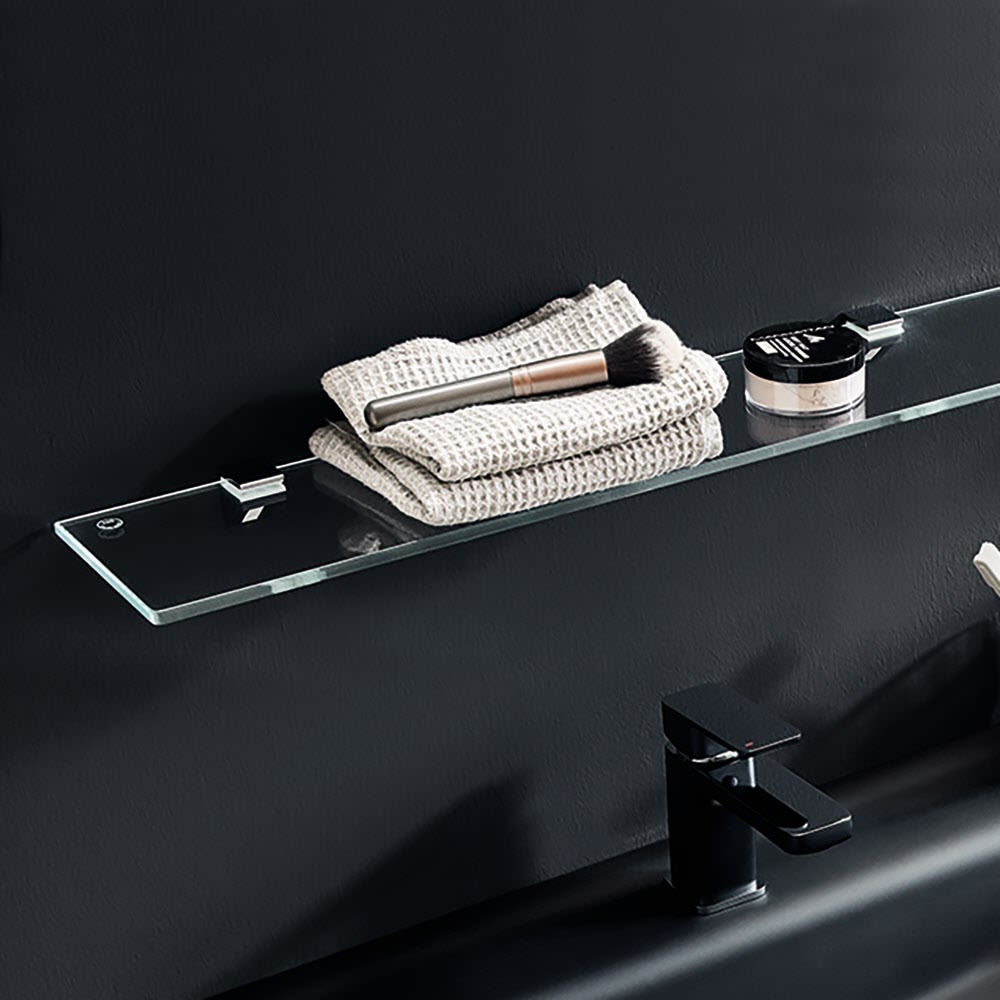 Puris Universal Glas-Ablageboard 140 cm