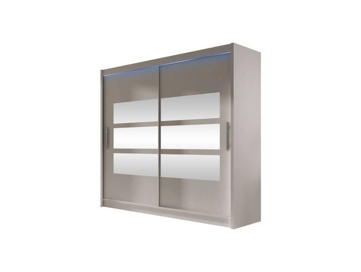 KLEIDERSCHRANK London III 180, mit RGB LED Beleuchtung