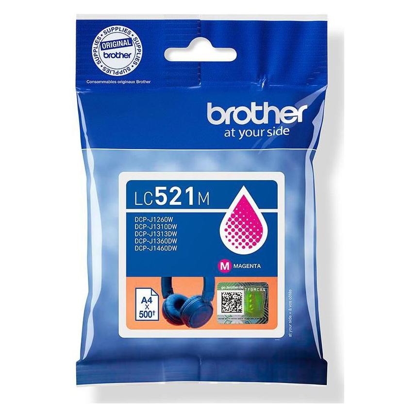 Brother Genuine Ink Cartridge - (LC-521M)