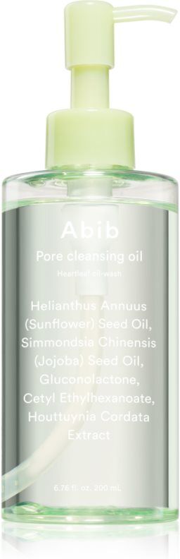 Abib Heartleaf Pore Cleansing Oil-wash gentle cleansing oil with soothing effect 200 ml