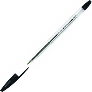Stanger Kugelschreiber B1.0, Gehäuse transparent, Schreibfarbe schwarz