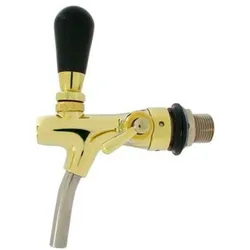 Kompensatorhahn, Zapfhahn, gold, TOPP!, Length:35 mm