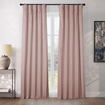 Exclusive Fabrics Heritage Plush Velvet Room Darkening Curtains (1 Panel) Luxury Velvet Curtains