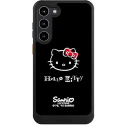 Nivocase Hülle für Samsung Galaxy S23+ Handyhülle NIVOcore Case Schwarz Fanartikel Hello Kitty Kawaii (Samsung Galaxy S23+), Smartphone Hülle, Schwarz