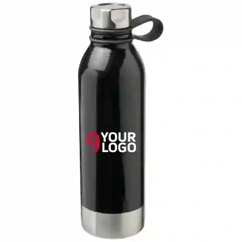 Borraccia Perth 740 ml argento in acciaio inox con tappo Personalizzate o neutre