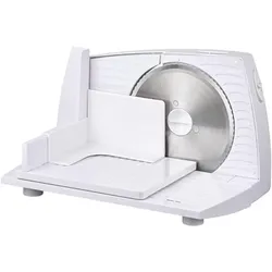 Adler AD 4703 slicer Electric White Plastic, Aufschnittmaschine, Weiss